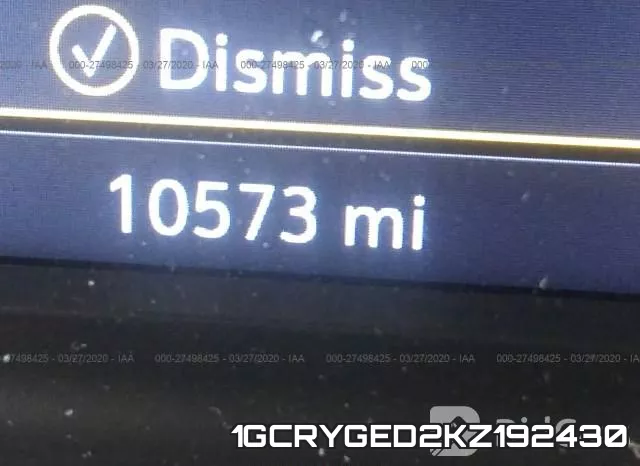 1GCRYGED2KZ192430 фото 8