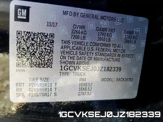 1GCVKSEJ0JZ182339 фото 2