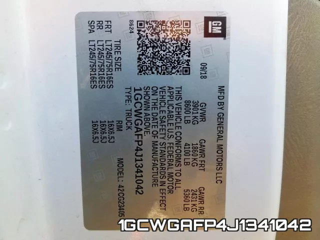 1GCWGAFP4J1341042 фото 2