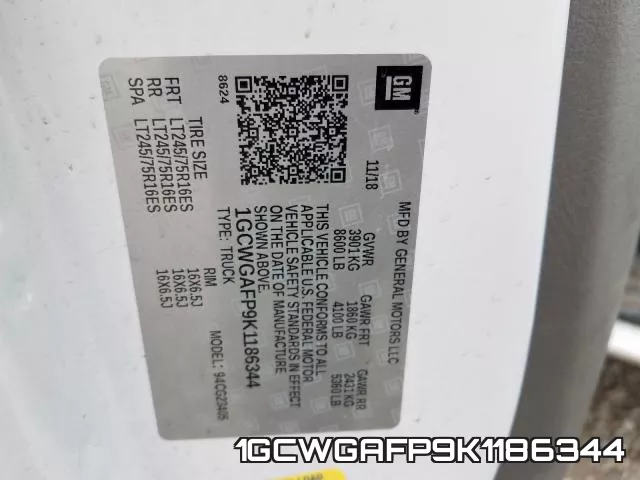 1GCWGAFP9K1186344 фото 2