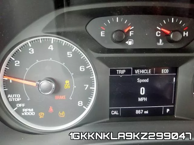 1GKKNKLA9KZ299047 фото 9
