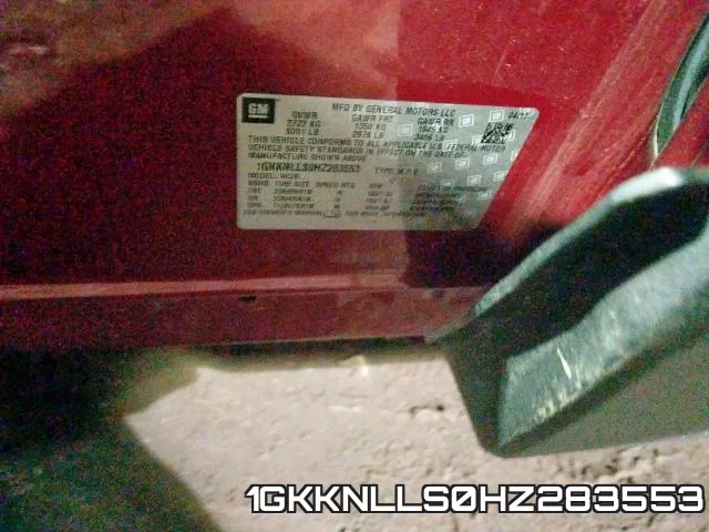 1GKKNLLS0HZ283553 фото 2