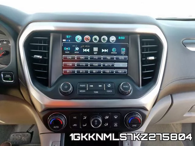1GKKNMLS7KZ275804 фото 10