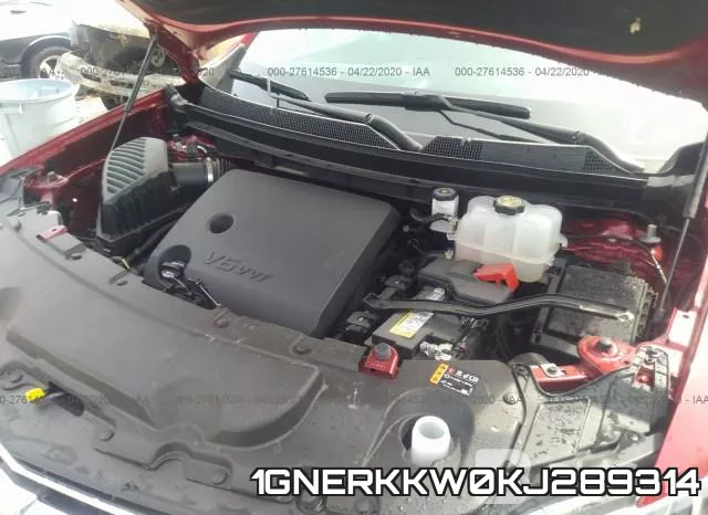 1GNERKKW0KJ289314 фото 2