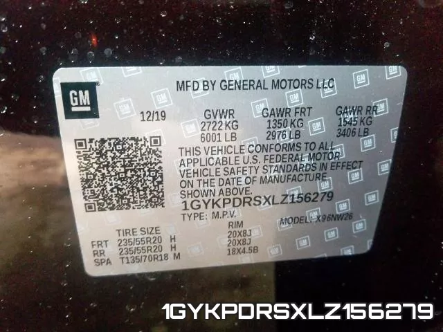 1GYKPDRSXLZ156279 фото 2