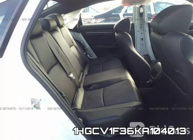 1HGCV1F36KA104013 фото 9