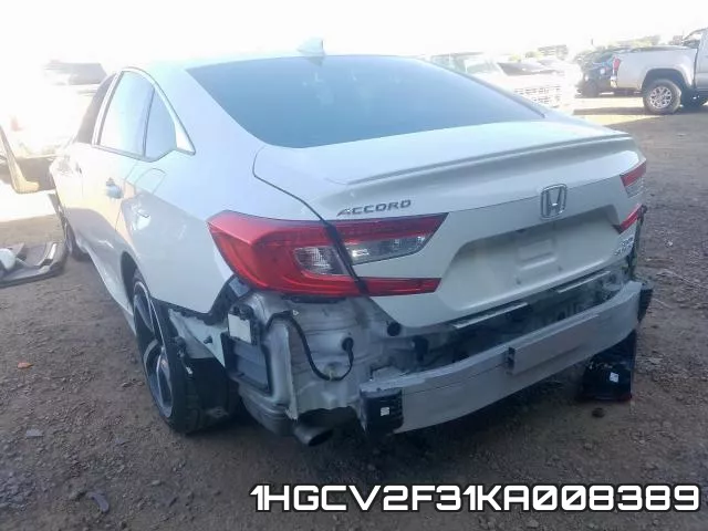 1HGCV2F31KA008389 фото 4