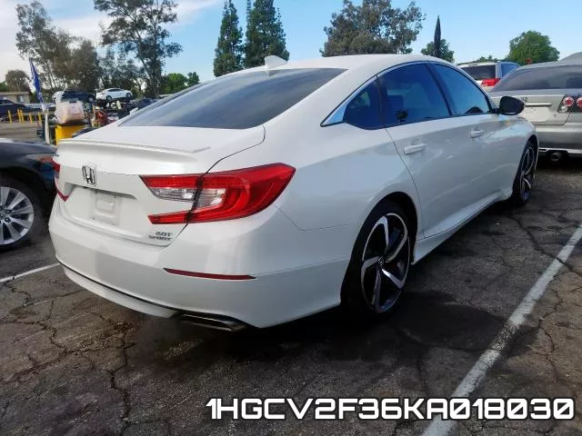 1HGCV2F36KA018030 фото 5