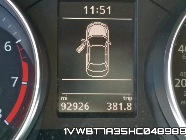 1VWBT7A35HC048988 фото 9