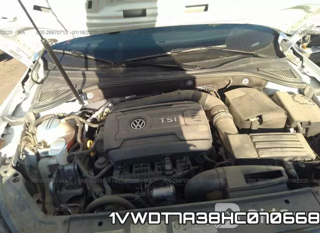 1VWDT7A38HC070668 фото 2