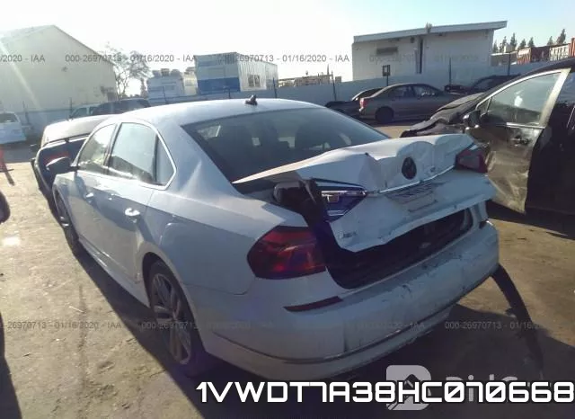1VWDT7A38HC070668 фото 4