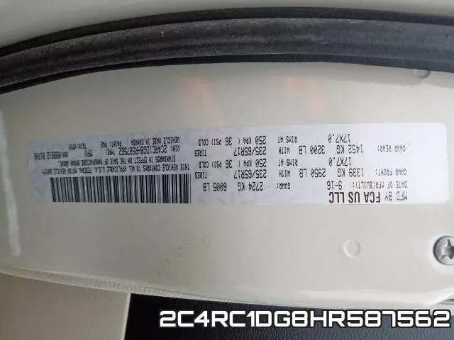2C4RC1DG8HR587562 фото 2