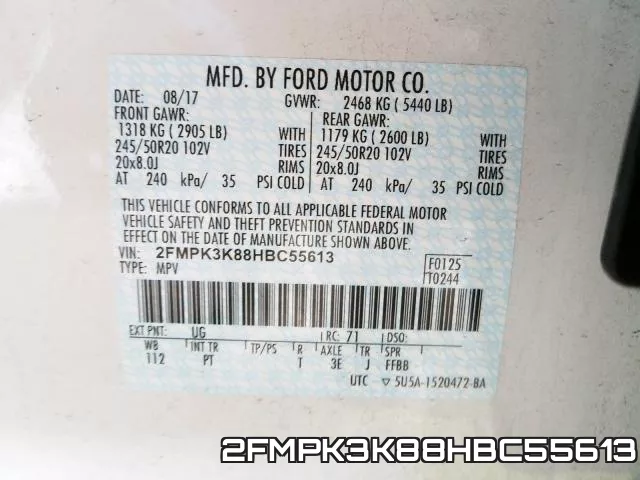2FMPK3K88HBC55613 фото 2