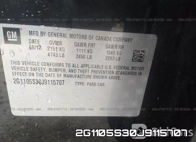 2G1105S30J9115707 фото 10