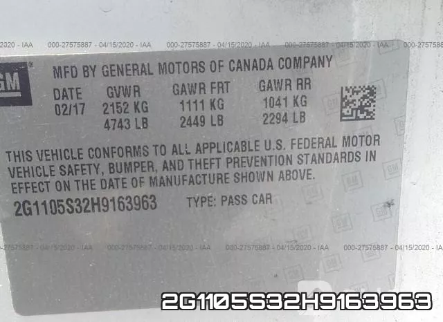 2G1105S32H9163963 фото 10