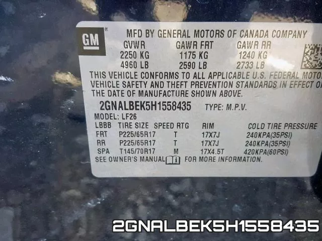 2GNALBEK5H1558435 фото 2