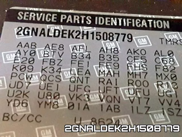 2GNALDEK2H1508779 фото 2