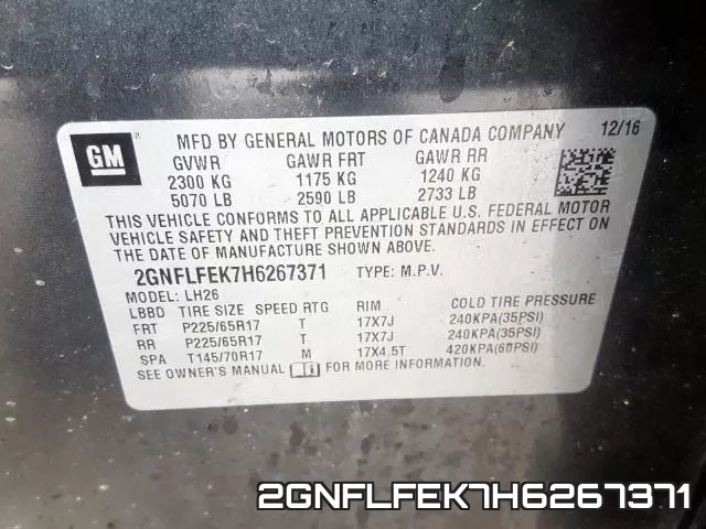 2GNFLFEK7H6267371 фото 2