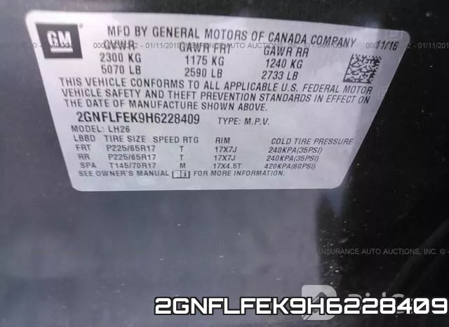 2GNFLFEK9H6228409 фото 10