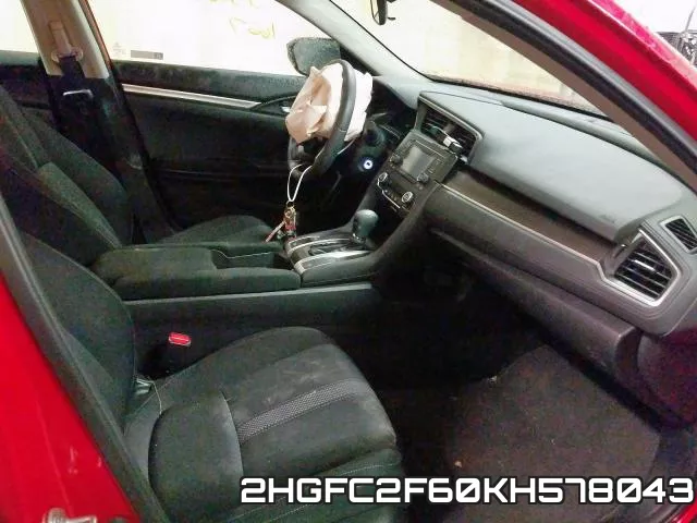 2HGFC2F60KH578043 фото 6