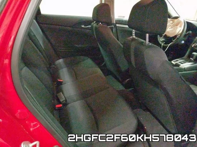 2HGFC2F60KH578043 фото 7