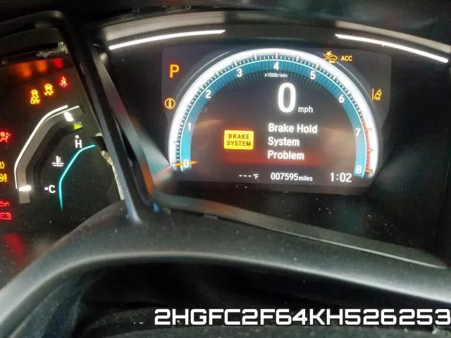 2HGFC2F64KH526253 фото 9