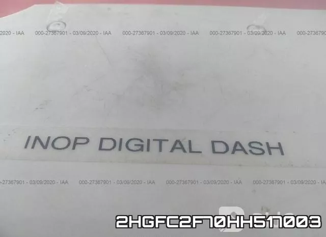 2HGFC2F70HH517003 фото 8