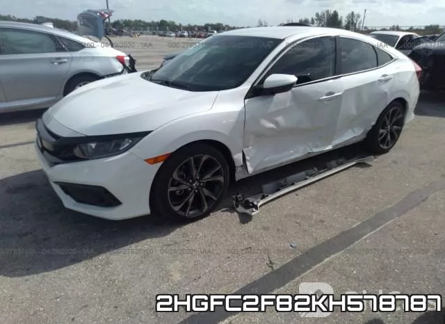 2HGFC2F82KH578787 фото 3