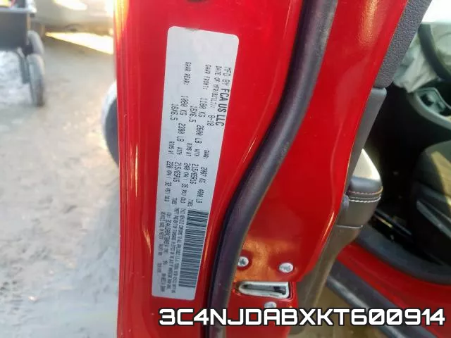 3C4NJDABXKT600914 фото 2