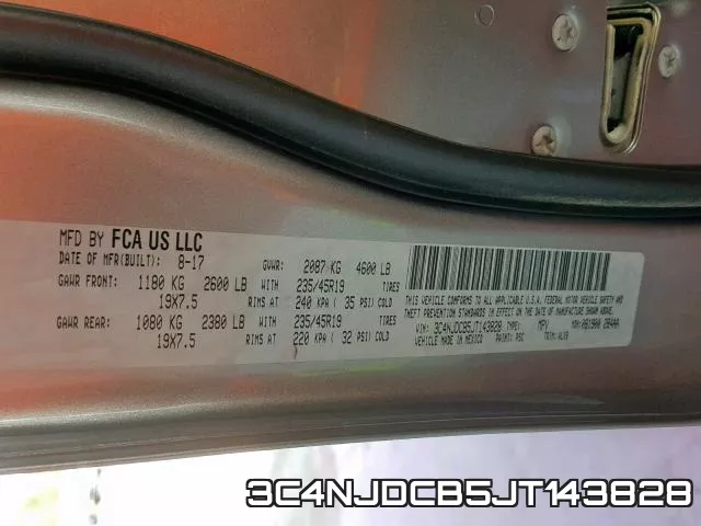 3C4NJDCB5JT143828 фото 2