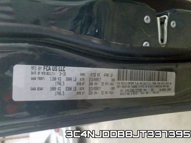 3C4NJDDB8JT337395 фото 2