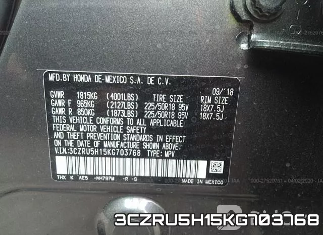 3CZRU5H15KG703768 фото 10