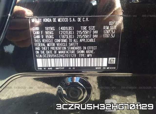 3CZRU5H32HG701129 фото 10