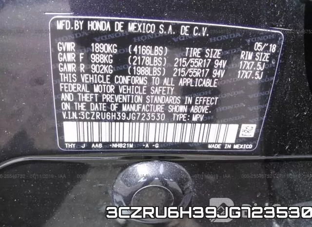 3CZRU6H39JG723530 фото 10