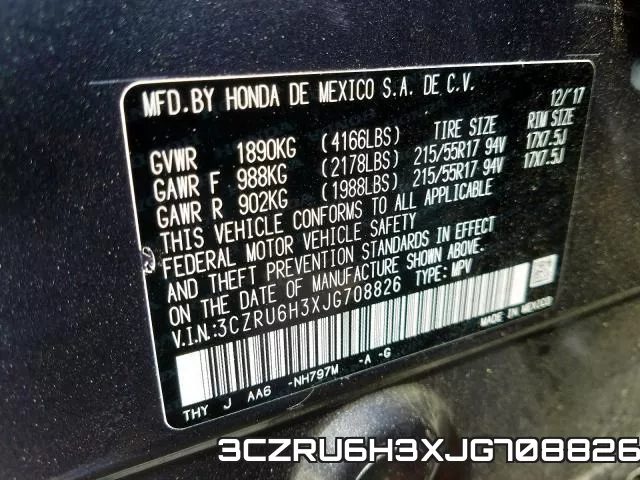 3CZRU6H3XJG708826 фото 2
