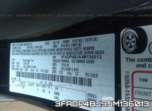 3FADP4BJ9JM136013 фото 10