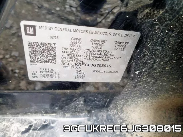 3GCUKREC6JG308015 фото 2