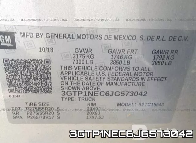 3GTP1NEC6JG573042 фото 10