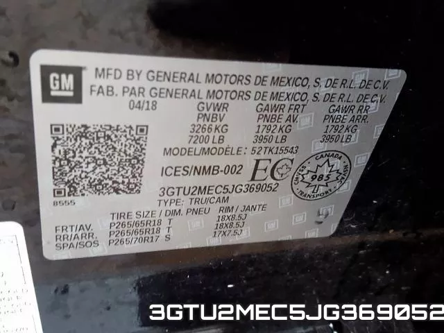 3GTU2MEC5JG369052 фото 2