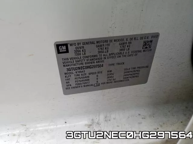 3GTU2NEC0HG297564 фото 2