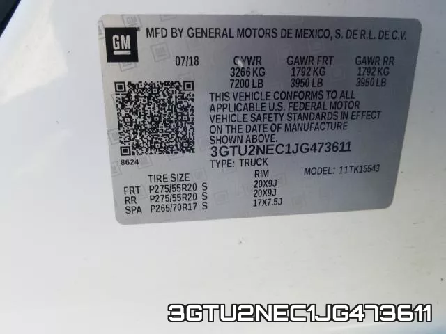 3GTU2NEC1JG473611 фото 2