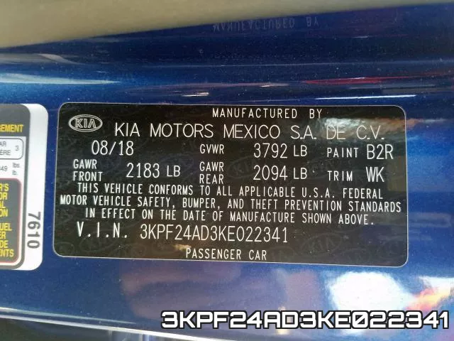 3KPF24AD3KE022341 фото 2