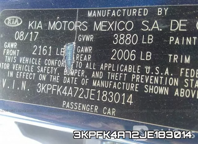 3KPFK4A72JE183014 фото 10