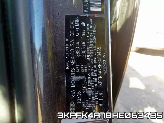 3KPFK4A78HE063485 фото 2