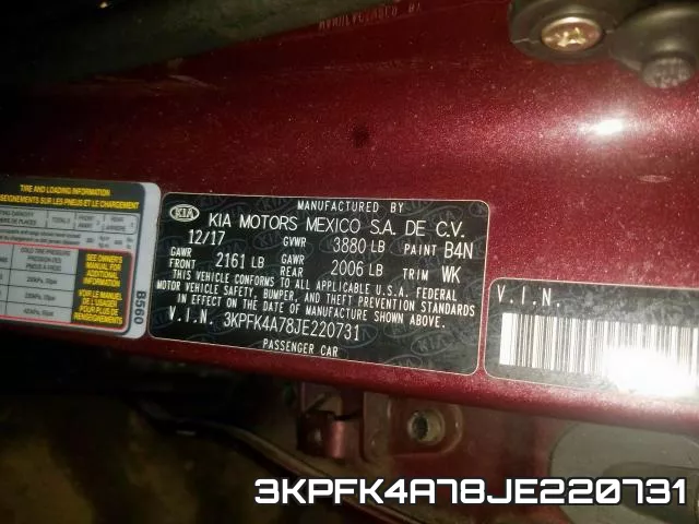 3KPFK4A78JE220731 фото 2