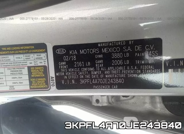 3KPFL4A70JE243840 фото 10