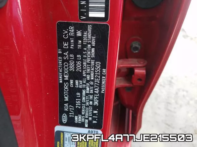 3KPFL4A77JE215503 фото 2