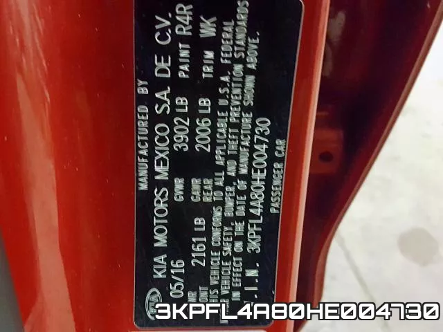 3KPFL4A80HE004730 фото 2