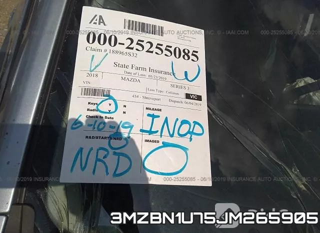 3MZBN1U75JM265905 фото 8