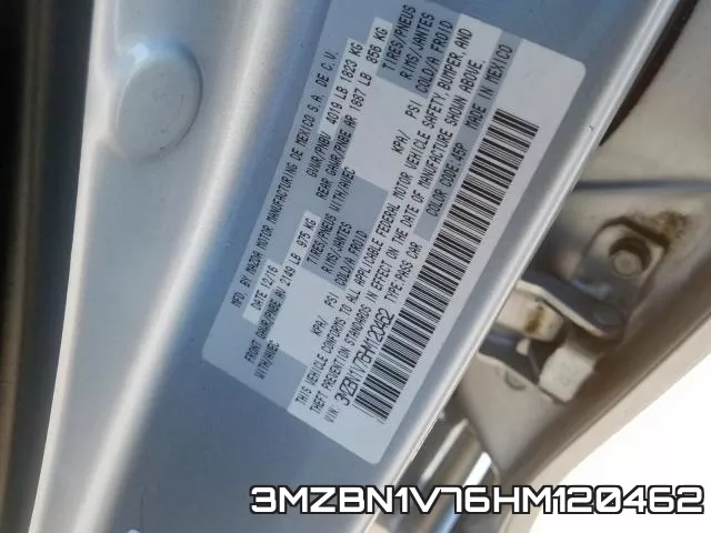 3MZBN1V76HM120462 фото 2